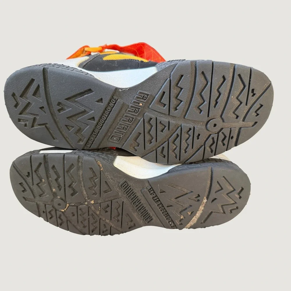 Nike Air Raid Rayguns Black Gold Orange Vintage For Outdoor Use Only Mens 8